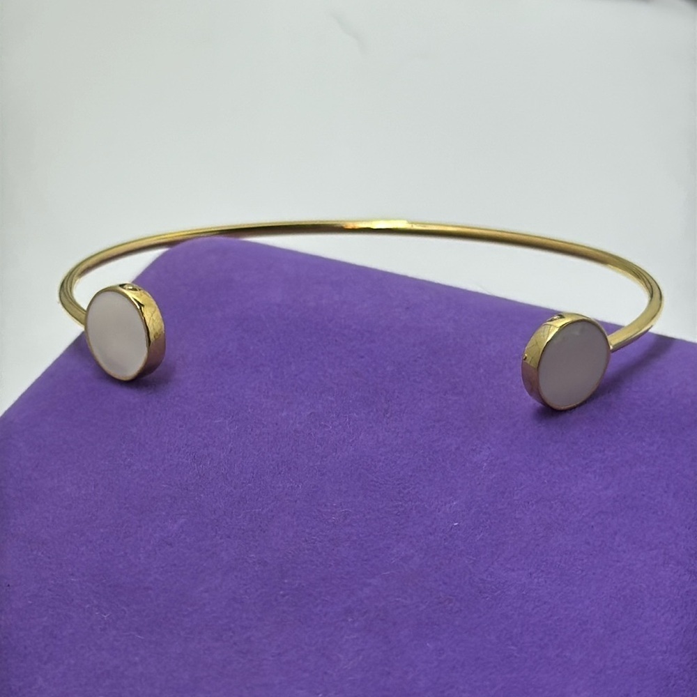 💛 Gold Tone, Cuff Bracelet